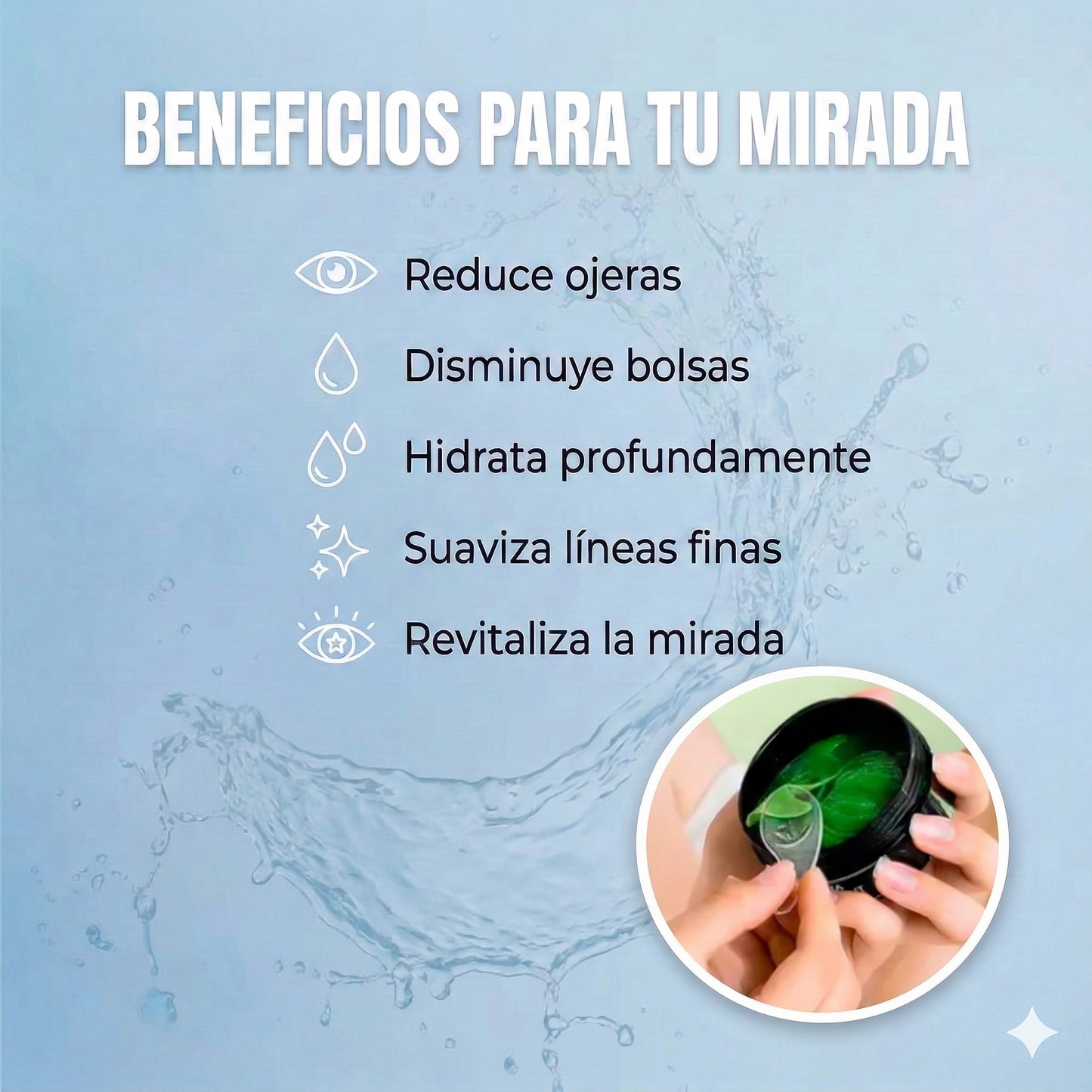 Parches Recuperación Inmediata Contorno de Ojos