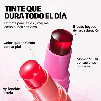 Rubor para tus mejillas, tinte para tus labios ( pack 4 tonos)