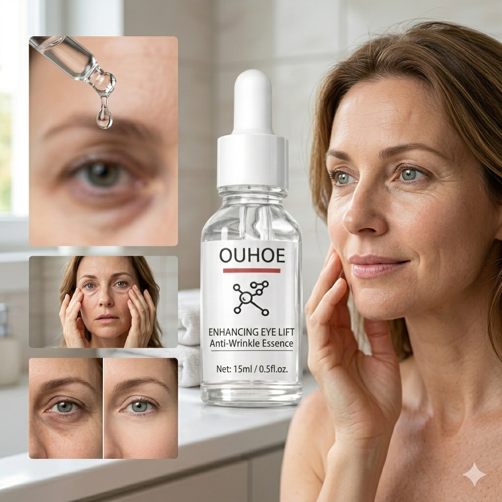 Sérum Antiojeras, Despierta tu Mirada Luminosa y Fresca . OHUOE