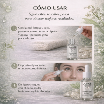 Sérum Antiojeras, Despierta tu Mirada Luminosa y Fresca . OHUOE